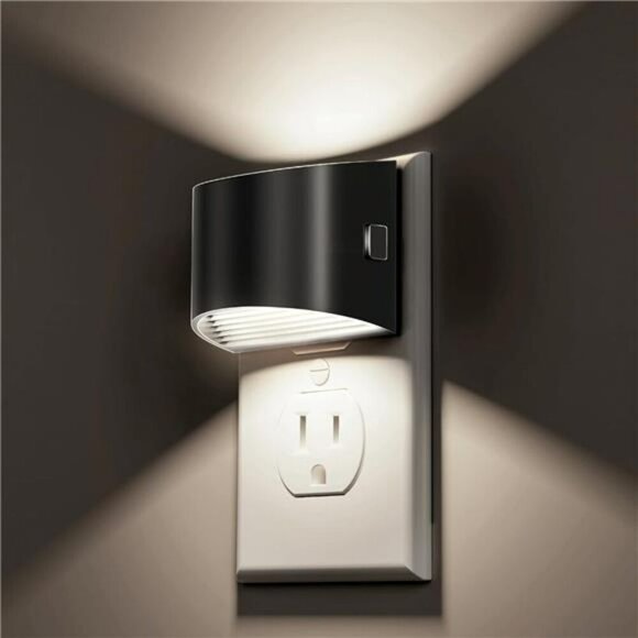 LED Night Light Plug In with Sensor 3 Brightness Levels for Hallway Bedroom - Picture 1 of 8
